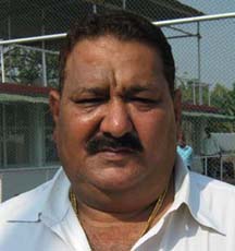 Union Sporting Club secretary Pradeep Chauhan in Cuttack on April 3, 2010.