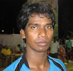 Hocky international Belsajar Horo in Bhubaneswar on May 2, 2010.
