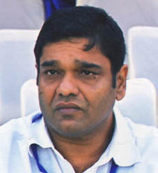 File photo of Football Association of Orissa president Debashis Samantaray.