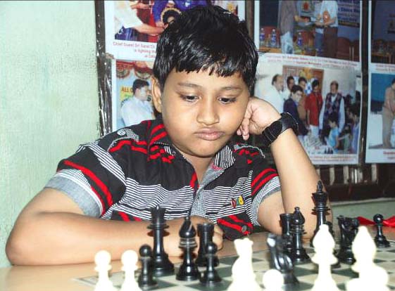 File photo of Orissa chess player Soumein Rajdev