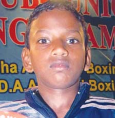 File photo Orissa boxer Akshaya Nayak