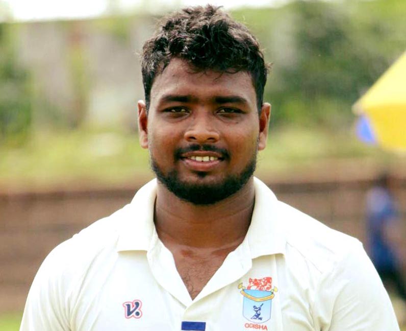File photo of Odisha pace bowler Suryakanta Pradhan