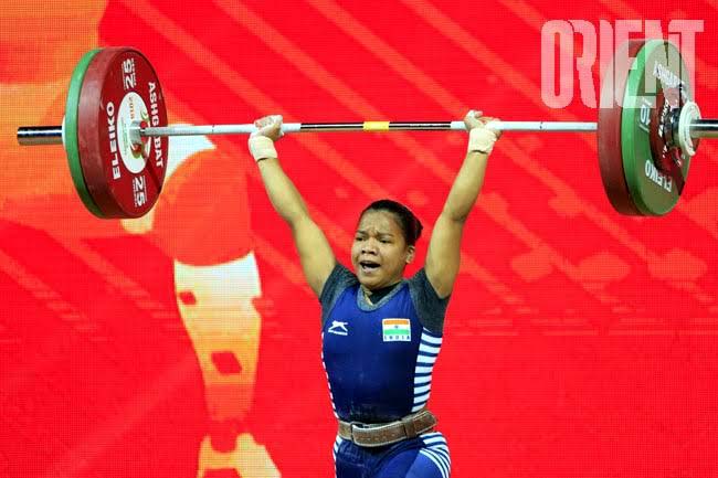 File photo of Odisha weightlifter Jhilli Dalabehera in action.