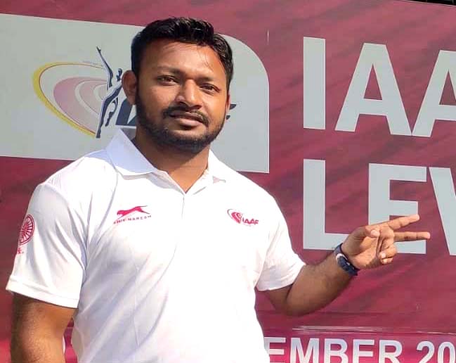 Odisha athlete-turned-coach Subhasis Nayak in Gwalior on 12 November, 2019.