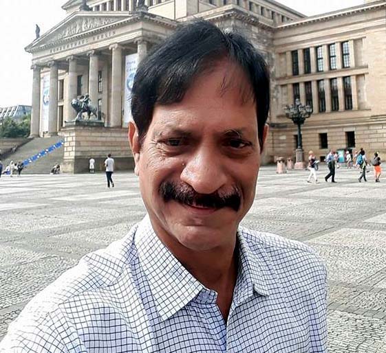 File photo of Orissa first-class cricketer Ashok Padhi in Berlin, Germany.