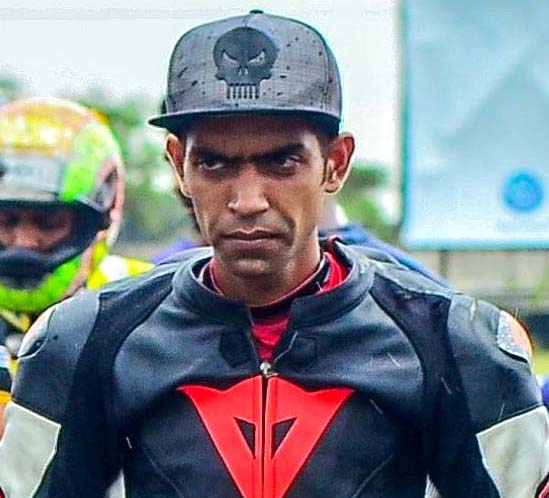 Undated file picture Odisha motorcycle racer Udipta Kumar Rath