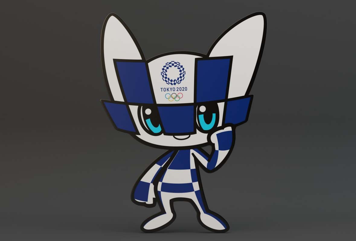 Miraitowas is the official mascot of Tokyo 2020 Summer Olympics.