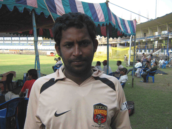 Orissa Ranji team`s wicket-keeper Haladhar Das in Cuttack on Oct 18, 2008.
