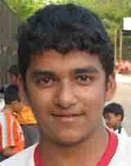 Orissa player <b>Surjeeban Behera</b> in Bhubaneswar on April 26, 2009.