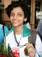 File photo of Orissa chess princess <b>Padmini Rout