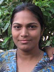 Orissa woman cricketer <b>Sudhansubala Sahoo </b>in Bhubaneswar on <b>May 16, 2009.