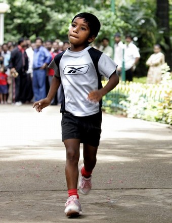 File photo of long distance child runner <b>Budhia Singh.