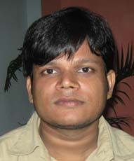 Orissa Fide Master <b>Soumya Ranjan Mishra</b> in Bhubaneswar on <b>June 10, 2009.