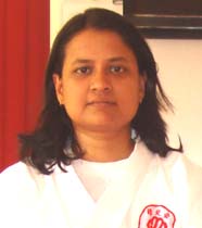 Orissa karateka <b>Gouri Mohanty</b> in Bhubaneswar on <b>June 22, 2009.