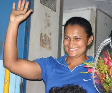 File photo of Orissa woman powerlifter<b> Ranu Mohanty.