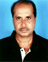 File photo of Orissa sports journalist <b>Sanatan Pani in 2009.