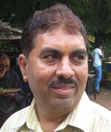 Orissa arm-wrestler <b>Hukam Singh</b> in Bhubaneswar on <b>Oct 9, 2009.