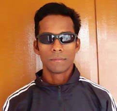 File photo of tennis coach and director of Gurukul Tennis Academy <b>Santosh Kumar Mallik.