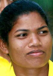 File photo of woman hockey international Subhadra Pradhan.