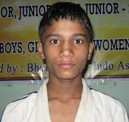 Orissa judoka Vikash Verma in Bhubaneswar on July 4, 2010.