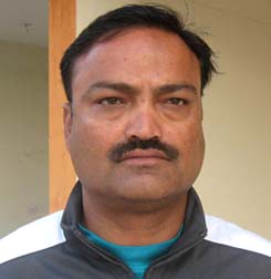 Orissa Ranji team coach Manas Ray in Bhubaneswar in 2010.