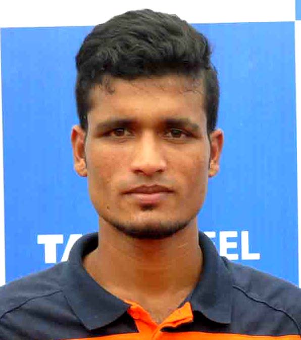 Odisha footballer Pankaj Suna in Bhubaneswar on Sept 8, 2012.