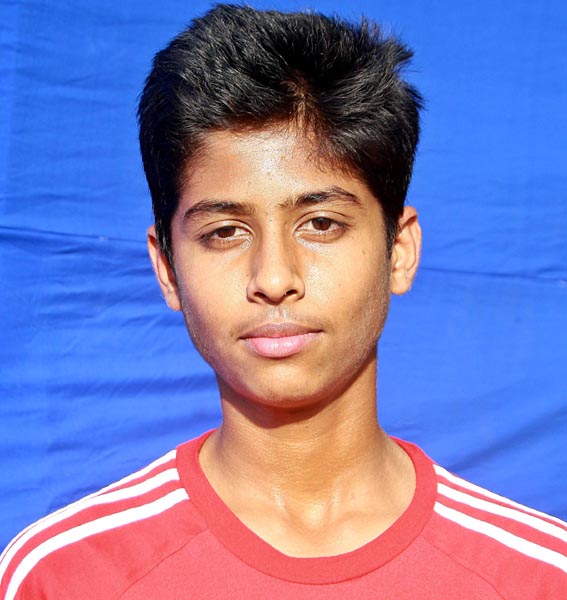 Odisha tennis player Swostik Pradhan in Bhubaneswar on December 13, 2013.