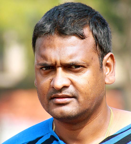 Odisha Test cricketer Debasis Mohanty in Bhubaneswar on January 11, 2014.