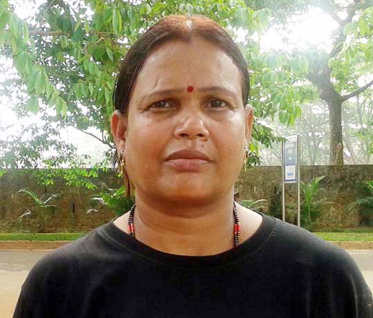 File photo of Odisha woman kabaddi coach Sanhita Das.