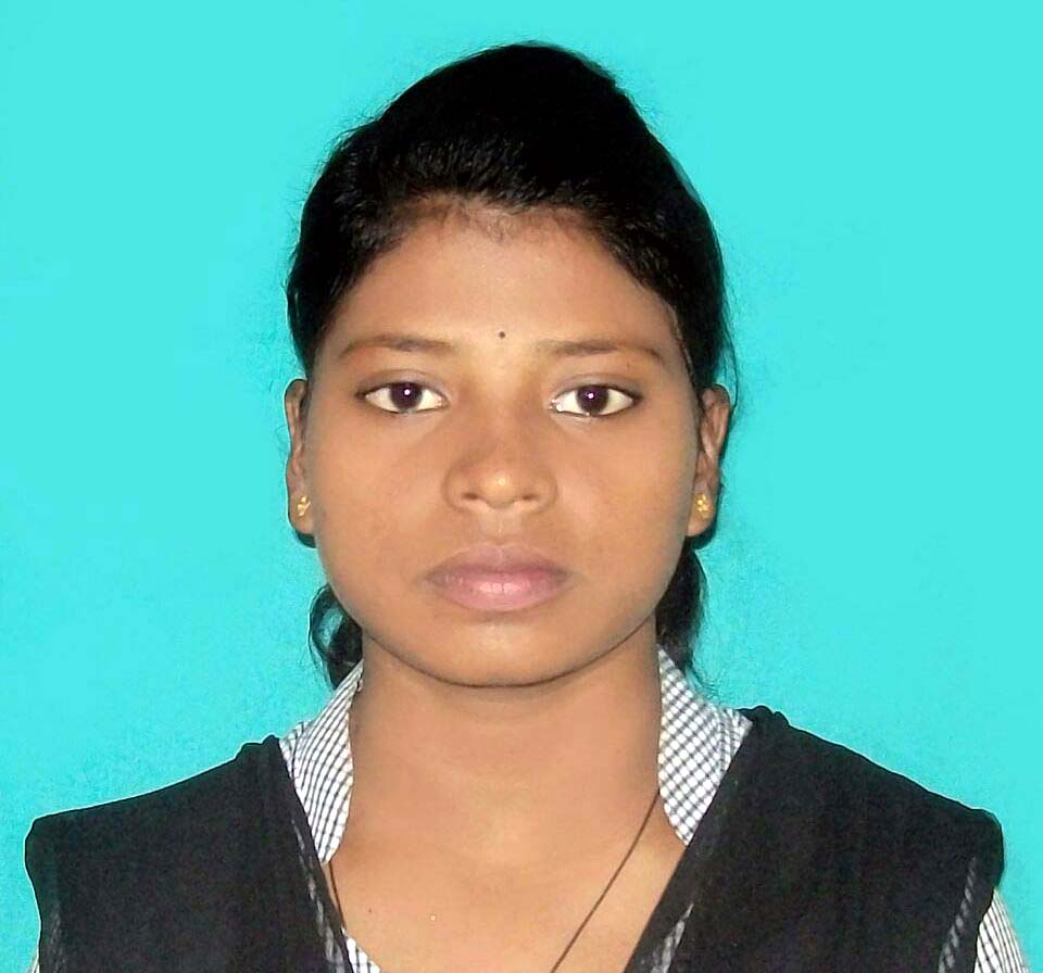 File photo of Odisha woman weightlifter Sneha Soren in academic uniform.