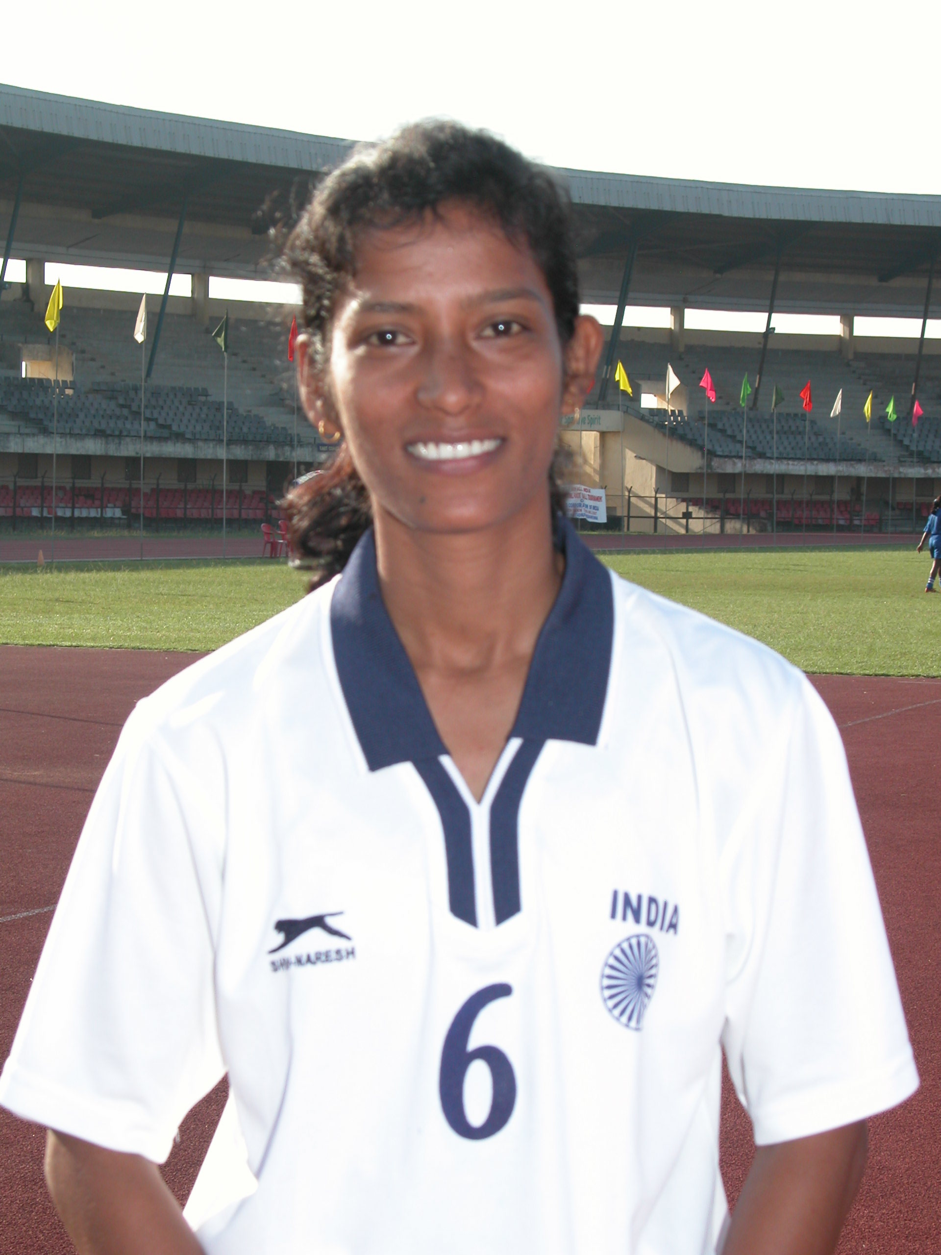 Woman football star Sradhanjali Samantaray
