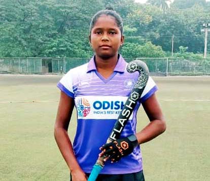 Undated file photo of Odisha woman hockey international Jiwan Kishori Toppo.