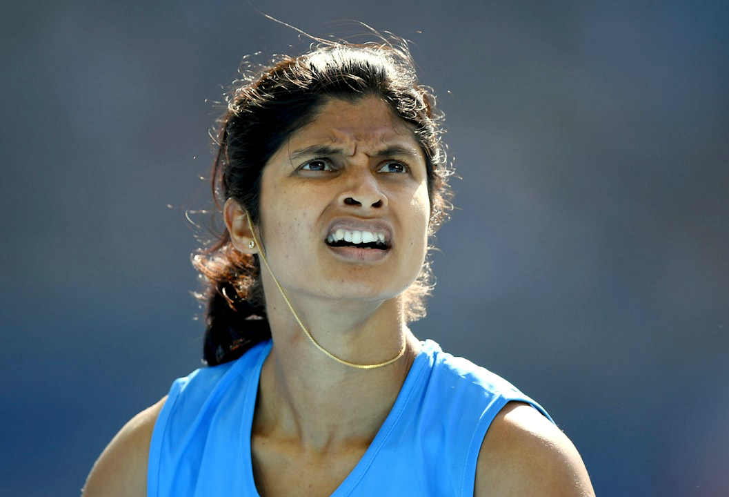Undated file picture of Odisha woman sprint star Srabani Nanda.