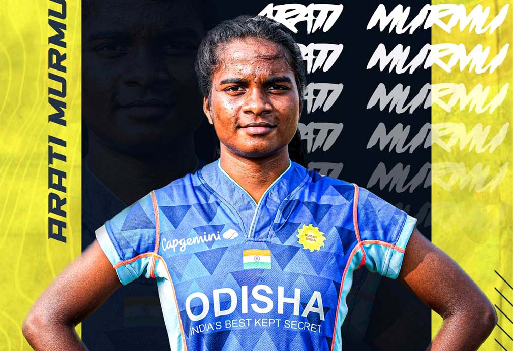 File photo Odisha woman rugby international Arati Murmu