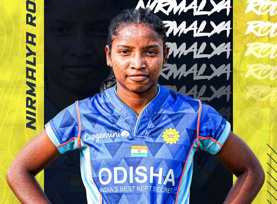 File photo Odisha woman rugby international Nirmalya Rout