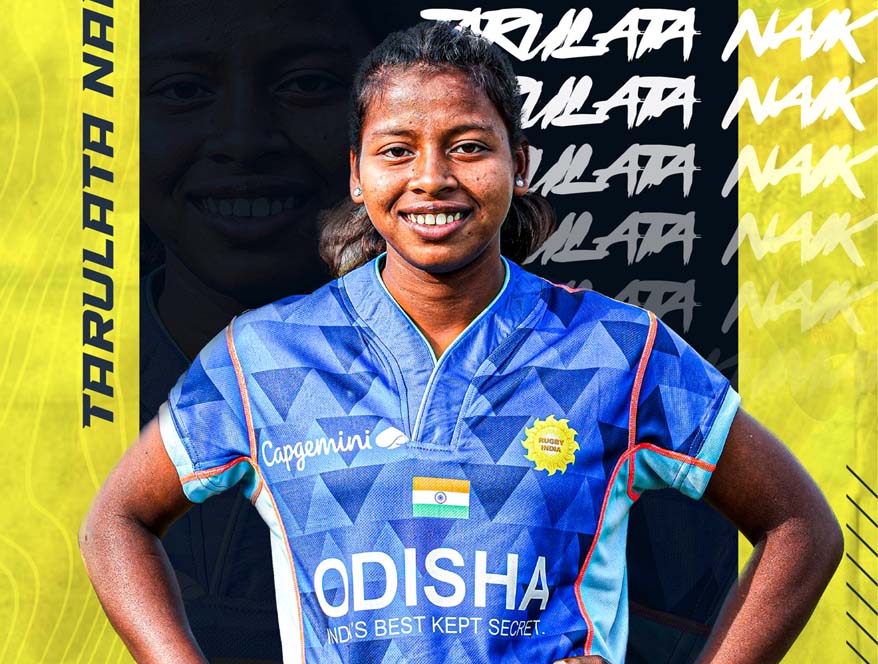 File photo Odisha woman rugby international Tarulata Naik