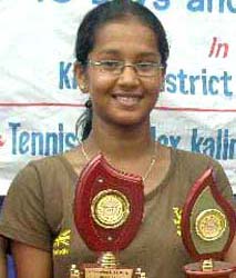 Orissa tennis player Ritika Nath