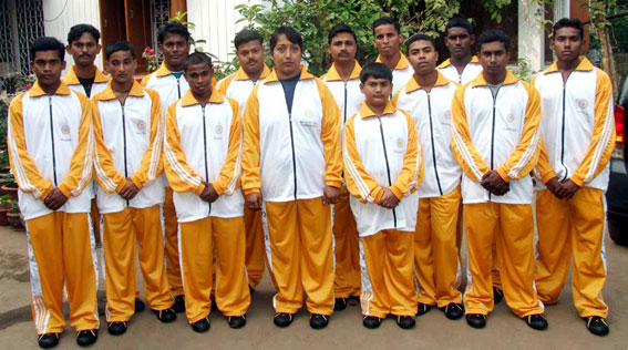 Orissa taekwon-do squad in Bhubaneswar on 25th Dec. 2008