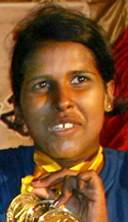 Orissa`s woman international rower Pravasini Dwivedy 