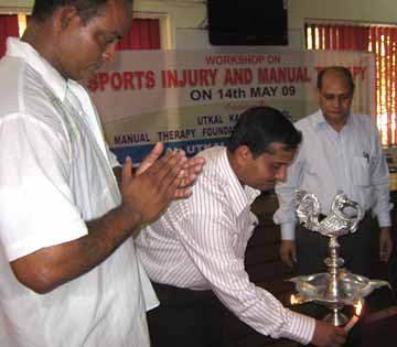 A workshop on sports injury and manual therapy is being inagurated at Bhubaneswar on <b>May 14, 2009.