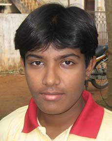 Orissa woman cricketer <b>Priyanka Priyadarshini Sahoo </b>in Bhubaneswar on <b>May 16, 2009.