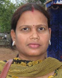 Orissa woman kabaddi player-turned-coach <b>Sanghita Das</b> in Bhubaneswar on <b>May 25, 2009.