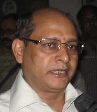 State Director of Sports <b>Prasant Kumar Pradhan </b>in Bhubaneswar on <b>July 8, 2009.
