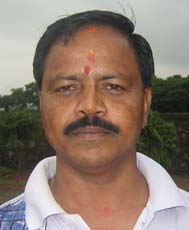 Orissa boxing coach <b>Sankar Prasad Adhikari</b> in Bhubaneswar on <b>July 13, 2009.