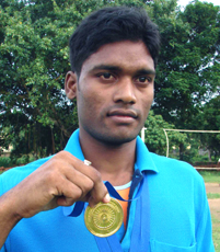File photo of Orissa athlete <b>Dharmedhar Mahanta.