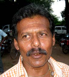 Former Orissa Santosh Trophy footballer <b>Pravat Kumar Mohapatra </b>in Bhubaneswar on <b>Sept 12, 2009.