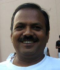 Basketball coach <b>Rajesh Singh</b> at Bhubaneswar on <b>18 September, 2009</b> 