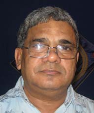Kaling Chess Academy director <b>Sibabrata Dash</b> in Bhubaneswar on <b>Sept 25, 2009.