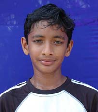 File photo of Orissa tennis player <b>Shakti Ray.