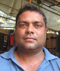 Orissa sports journalist <b>Tanmay Das </b>in Bhubaneswar on <b>Oct 9, 2009.